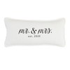 Mud Pie Mrs 2025 Pillow, Lumbar