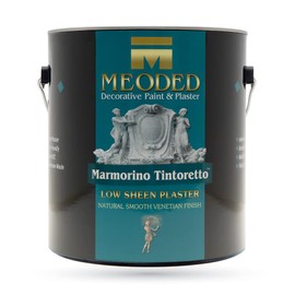 | Marmorino Tintoretto Venetian Plaster | Matte/Low Sheen Lime Based Venetian Plaster | Interior & Exterior | 5KG Gallon