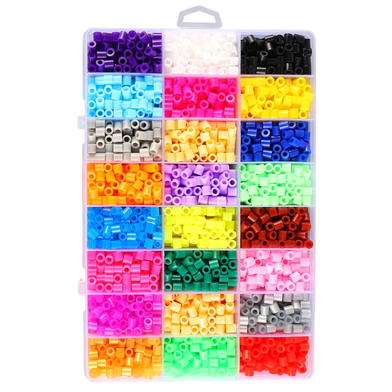 24 Color Fuse Beads Set 5mm Fuse Beading Kit with
