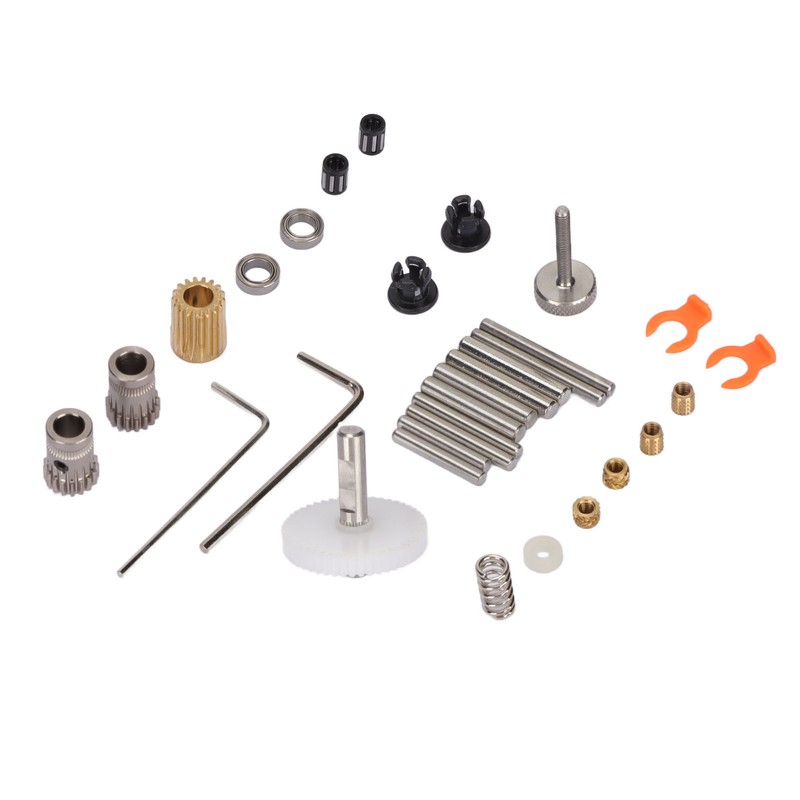 Double Pulley Extruder Kit Double Concave Gear Design Stable Feed