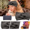 4 Stück Stirnband Damen Winter, Strickbänder in Weiß, Beige, Grau