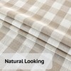 Yofori Heavy Duty Cotton Linen Tablecloth for Rectangular Tables Checkered