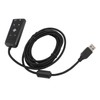 USB to 3.5mm Jack Audio Sound Card Adapter with Headphone