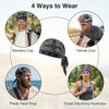 Paisley Cooling Head Scarf Cap Set, Motorcycle Pirate Head Wrap