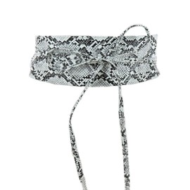 Fashiongen Women's Waist Belt Wide Obi Belt MICA - s-m