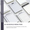HEMOTON Bloc de Notas Transparentes Autoadhesivas Diseño Simple, 8 Libros