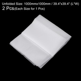 uxcell 20 35 Micron Paint Nylon Mesh Filter Woven Net Sheet Filter Cloth for Paint, Home Brewing (39"x39")