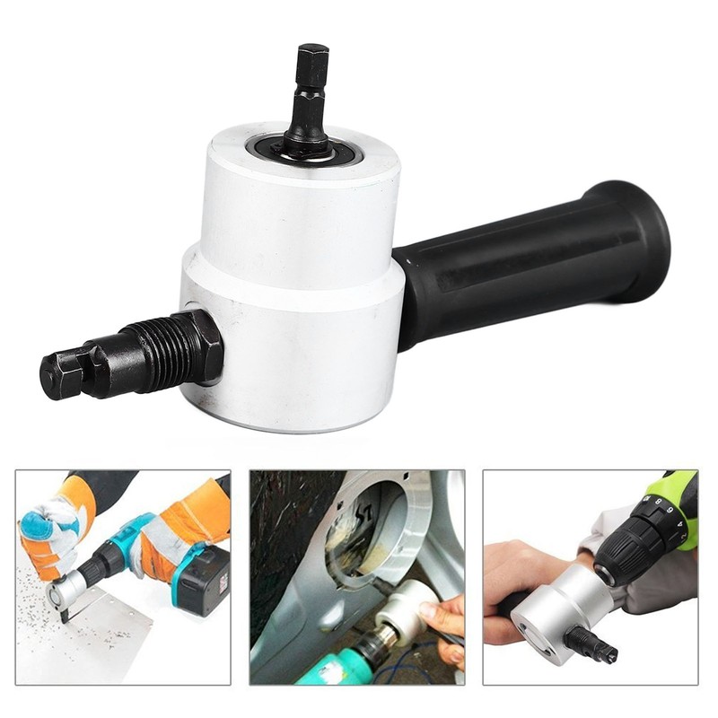 Double Head Sheet Metal Cutter Alloy 360 Degree Metal Sheet