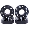 DCVAMOUS 4PC Black 5x4.5 to 5x112 Wheel Adapters 1.25 Inch