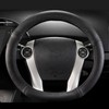 Customized for Toyota Prius Microfiber Leather Steering Wheel Cover for
