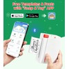 ORGBRO Sticker Printer Machine, X3 Mini Printer Print Pods Portable