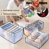 TIGARI Wardrobe Clothes Organizer, Small Underwear Organizer, Drawers Organizer for