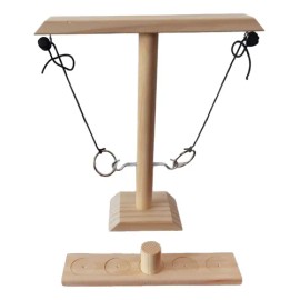 / Hooks, Juego De Mesa, Anillo De Madera, Gancho For &hui1