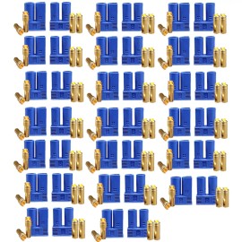 Unbranded 20-Pairs For EC5 Device Connector Plugs For RC Car Plane Helicopter Battery Lipo