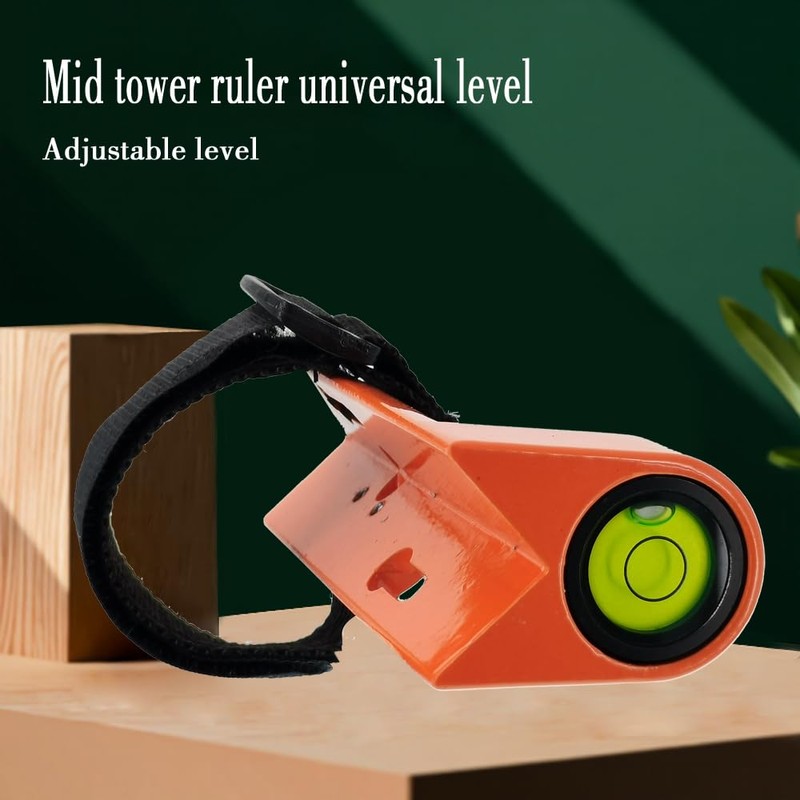 Portable measuring instrument, special horizontal bubble for tower ruler, handheld