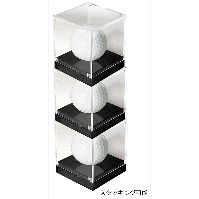 Izumi Kasei 3179BK Display Case for Golf Balls, Black