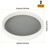 LOLYSIC 2 Pcs Lazy Susan Turntable, 25cm / 9.8" Rotating
