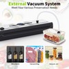 Vacuum Sealer for Food, Double-Sealed,Dry,Wet,Liquid Modes, Compact Design with LED