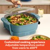 bella Make & Take Electric Skillet, Fits-anywhere™ kitchenware, EverGood™ Ceramic
