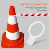 ledmomo 6pcs Safety Cone Connector Parking Cones Traffic Cone Bar