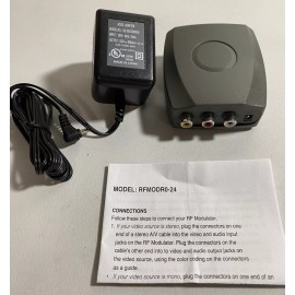 Unbranded RF MODULATOR / RFMODRO-24 - A/V - DIRECTV - DISH NETWORK - CABLE TV NEW IN BOX