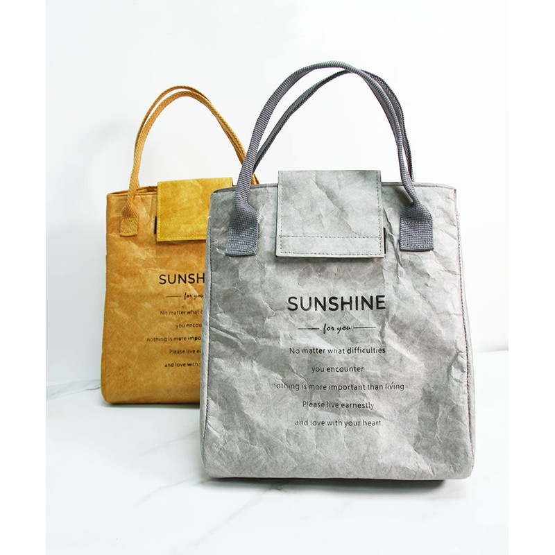 Paperlike Lunch Bag, Insulated Bag, Lunch Bag, Lunch Bag, Lunch
