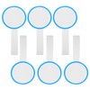 Ciieeo 6pcs Dry Erase Paddles Double Sided Handheld Whiteboard Blank