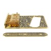 Gurtt Gold Carved Roller Telecaster Bridge – 6 String Saddle