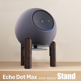 H Huaberich Desktop Holder Mount Stand Compatible for Echo Dot Max, Echo Spot (2024 Release) and Echo Pop and Other Suitable Speakers