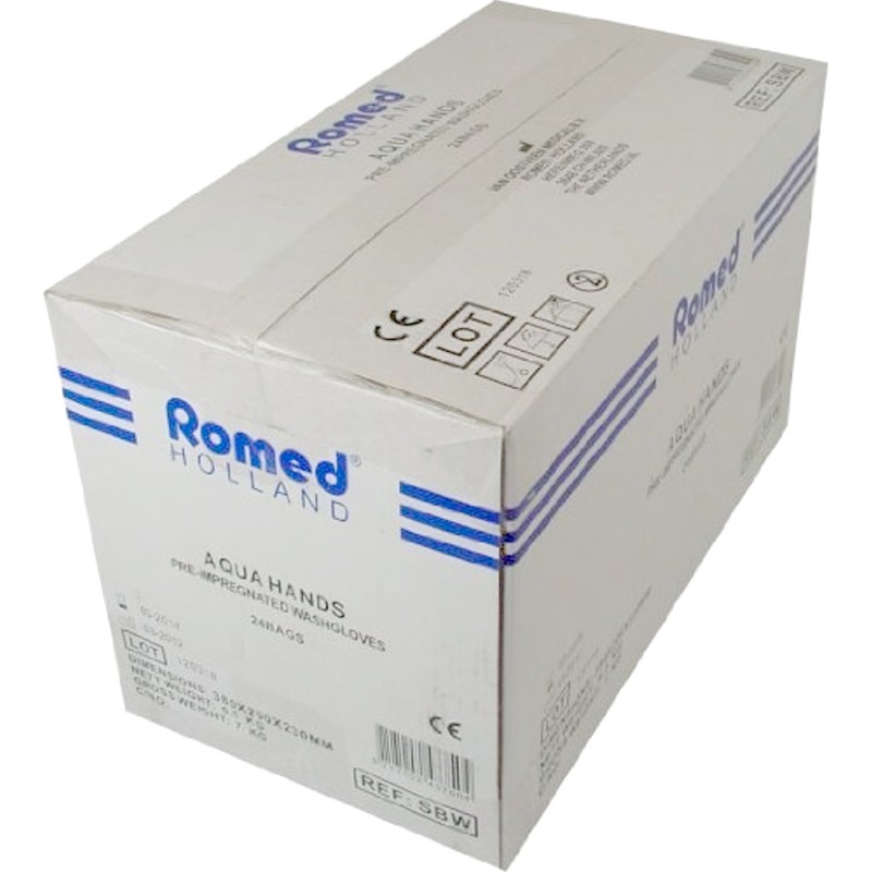 Moist Disposable Wash Mitts Baby Care Disposable Wash Cloths Romed