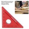 45/90 Degree Aluminum Alloy Angle Ruler High Accuracy DIY Woodworking