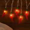 Elegani 10 LED Chili Pepper String Lights – Warm White