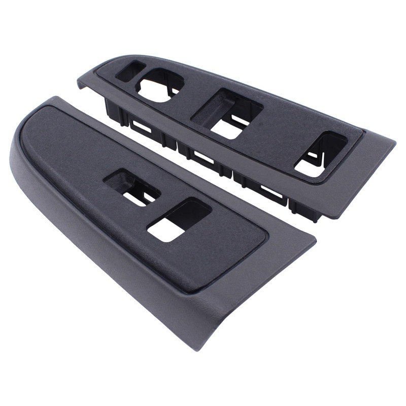 MOTOKU Front Driver and Passenger Side Window Switch Bezel Dark