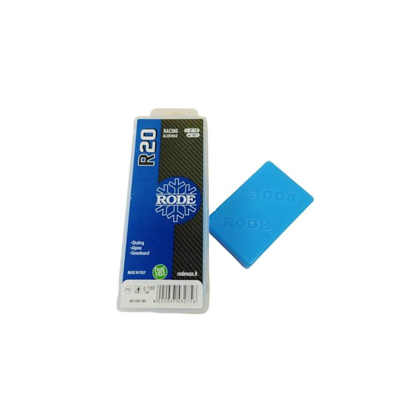 Rode Ski Wax Racing Glide Wax - R20 for XC,