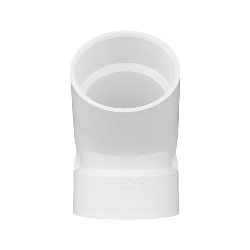 CHARLOTTE PIPE 3 DWV 1/8 BEND HUB X HUB DWV