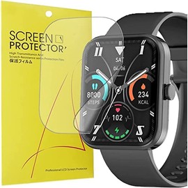 Blueshaweu Compatible for Blackview 1.83 inch Smartwatch W20 Screen Protector, [6 Pack] Full Coverage TPU Clear Film Compatible with Blackview W20 Smartwatch 1.83 inch (6 pack)