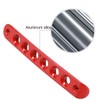 Red Jeep Handle Inserts Grab Handle Knobs Cover Trim Aluminum