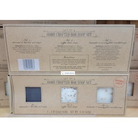 Trader Joe’s Set of 3 Hand Crated Bar Soap Set 15oz 425g (Two Boxes)