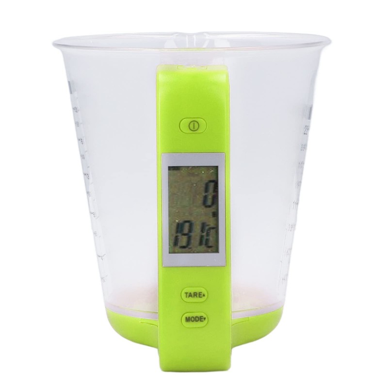 Elektronische Küchenwaage, Messbecher mit LCD-Display, Digitale Lebensmittelwaage, Messbecher für Kaffee,