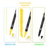 Jnyan Felt Tip Pens Dual Brush Marker, 36 Colours Fine