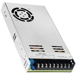 WITTKOWARE RSP-320-36 Industrial Switching Power Supply with Active PFC, Metal Housing and Screw Terminals, L x W x H: 215 x 115 x 30 mm, Output: 36 V/DC (Adjustable Potentiometry 32.4-39.6 V), Max.