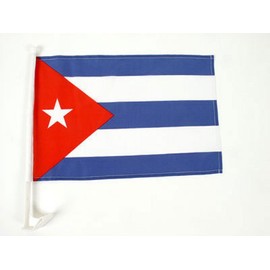 AES 12x18 Cuban Cuba Car Vehicle 12"x18" Flag