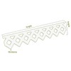 4"H x 5/8"P x 48"L Bridgeport Architectural Grade PVC Running