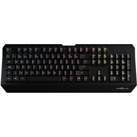 GAME FACTOR KBG601 Teclado Opto-Mecánico Gamer, Full RGB, Antighosting, Respuesta 0.2 ms, Switches Red, Antiderrames, Español, Color Negro            