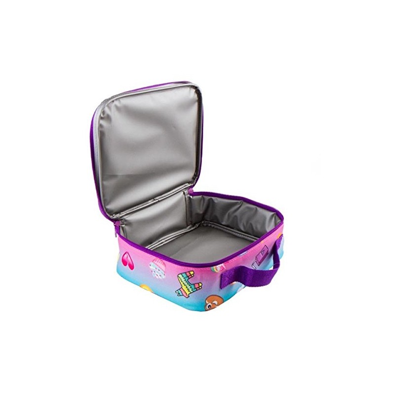 Fashion Angels Gradient Rainbow Emoji Insulated Lunch Box