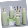 Outanaya 4pcs Travel Shampoo and Conditioner Bottles Avocado Dispenser for