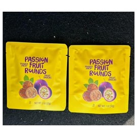 Generic Trader Joe's Passion Fruit Rounds Fruit Snacks Net Wt. 2oz (57g) Pack of 2.