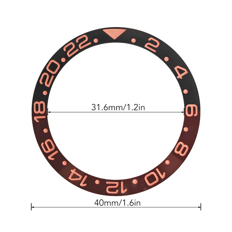Watch Ceramic Bezel Insert Replacement Protective Watch Bezel Insert Accessory