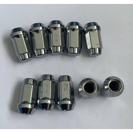 1/2-20 Front Rear Wheel Lug Nuts Replacement for Ford Explorer, Ranger, Taurus & Mazda B2500 & Mercury Mountaineer & Dodge Challenger & Lincoln MKS & Plymouth & Chrysler