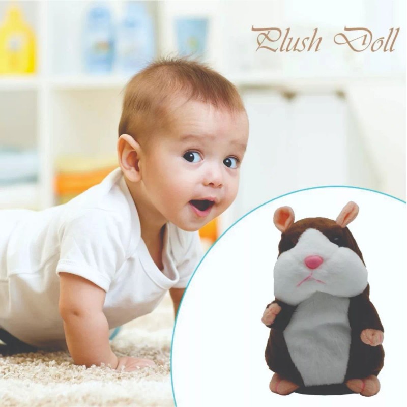 Propia Hamsters Parla Habla Repite Voz Juguete Robot Brinca Mascota